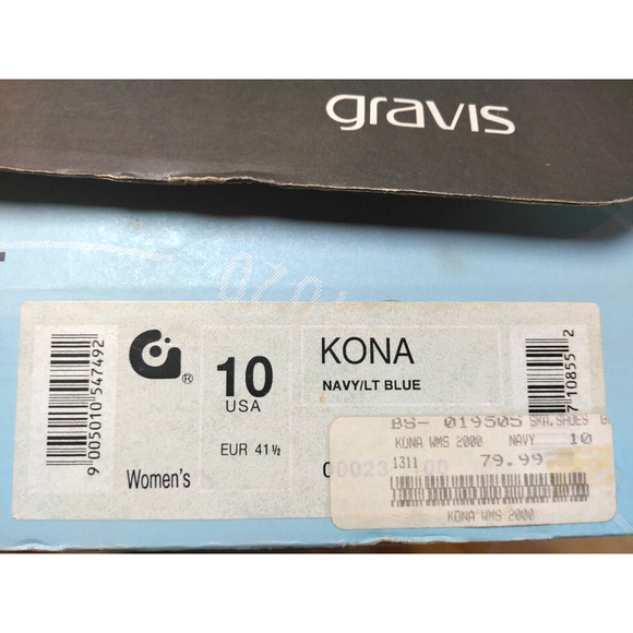 Gravis Kona Blue/ Navy Women's Size 10 Athletic Sneakers New In Original Box - Picture 10 of 11